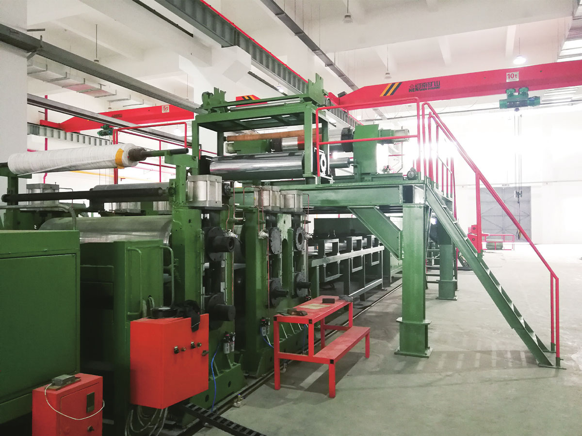 Produktionslinie für Doppelmetall-Verbundplatten