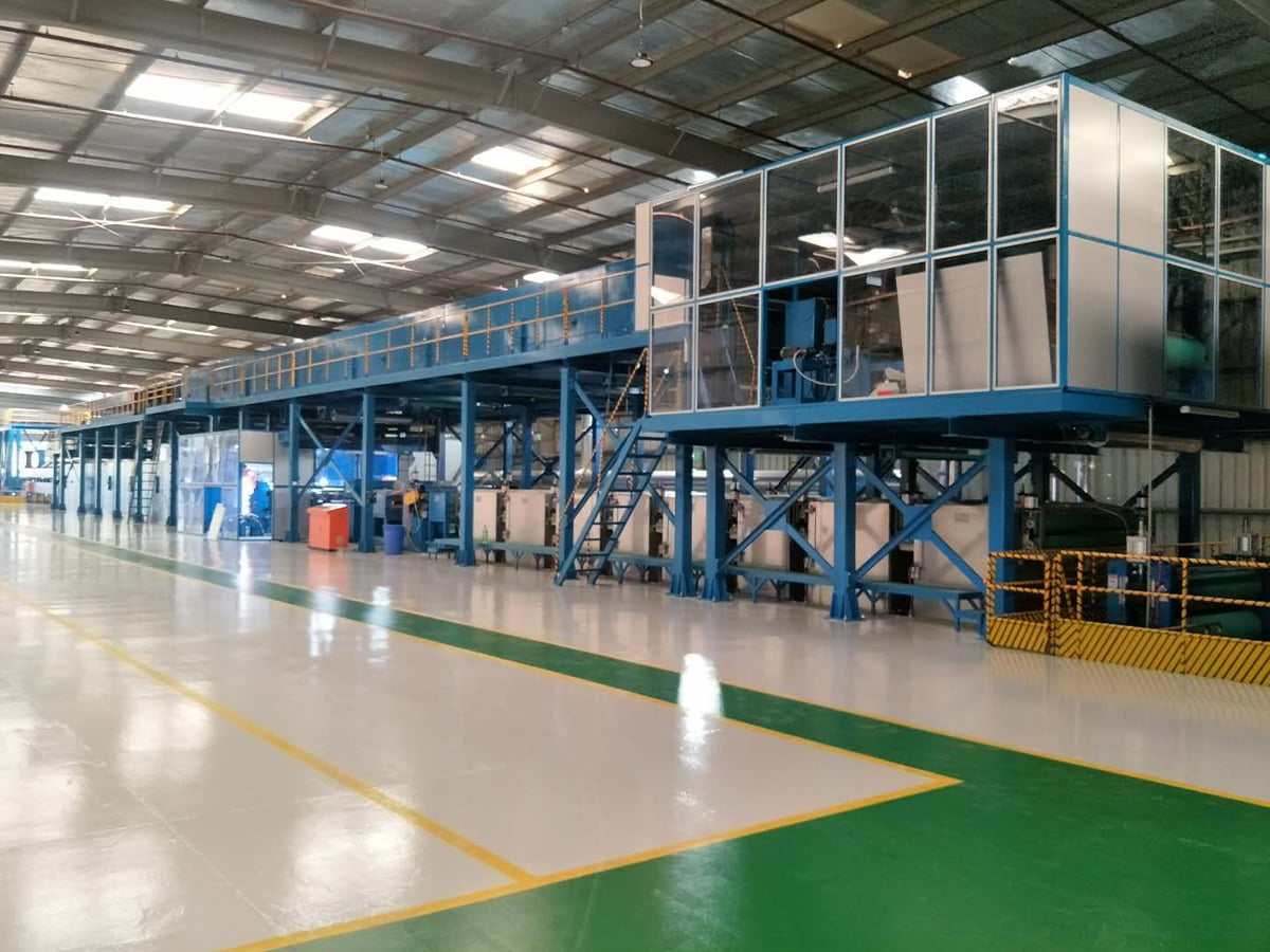 Aluminium/Stahl-Coil-Beschichtungs- und Drucklinie