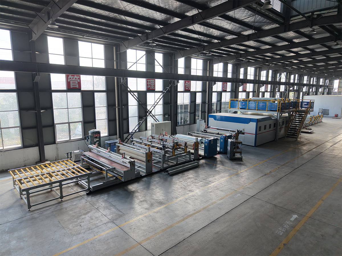 PET/PP CFRT-Verbundlinie